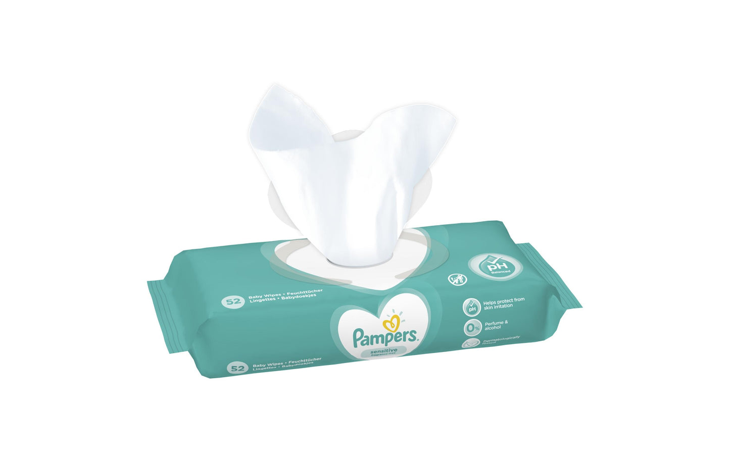 Pampers Sensitive (52 pièces)