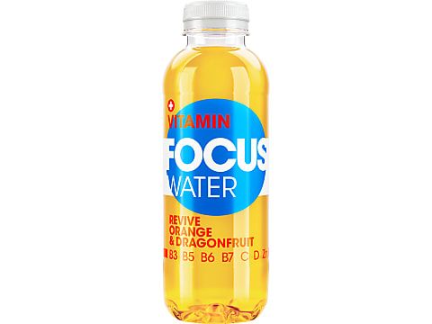 Focus Water, Revive Orange & Drachenfrucht 0.5 l