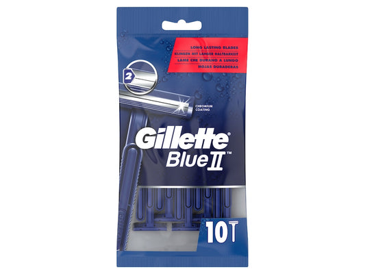 Disposable razor Blue II, 10 pcs