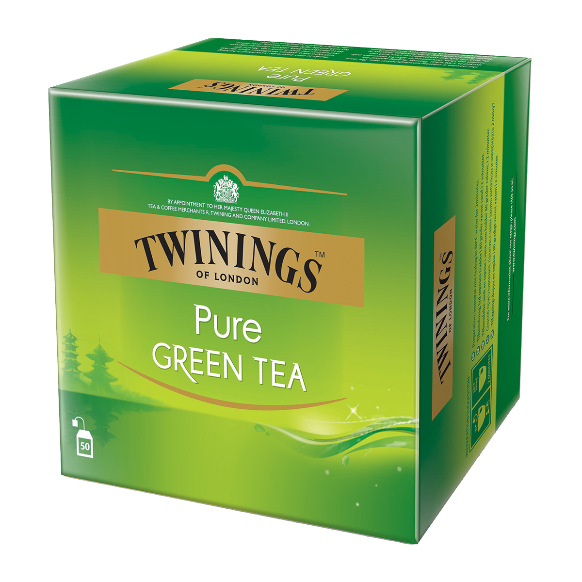 Pure Green Tea, 50 x 2g