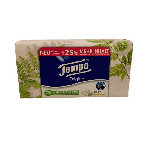 Tempo Taschentücher Soft & Sensitive Balsam mit Mandelöl – Meno-Shop