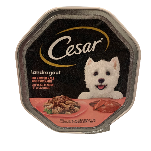 Cesar Landragout au Tendre de Veau et à la Dinde 150g