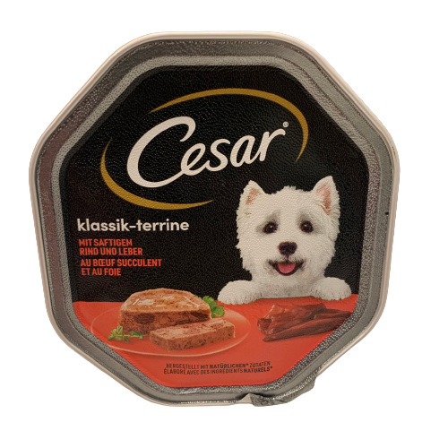 Terrine César classique au boeuf juteux et foie 150g