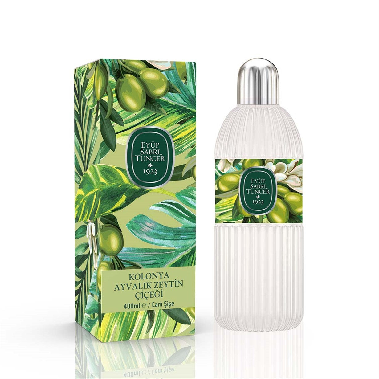 Eyüp Sabri Tuncer Ayvalik Olive Blüten Kolonya 400 ml - Glasflasche