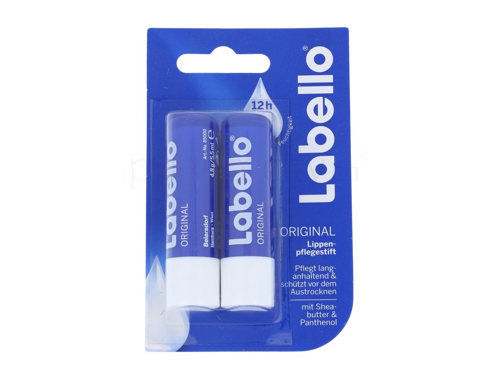 Labello Lip Pommade Original, 2 x 4,8 g