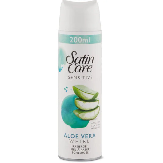 Shaving Gel Satin Care Women, Aloe Vera, 200 ml