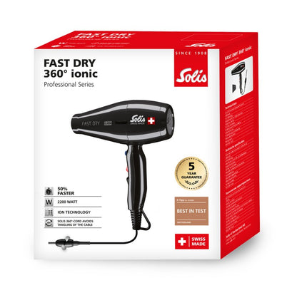 Solis Fast Dry Föhn 360 iconic 1900-2200W