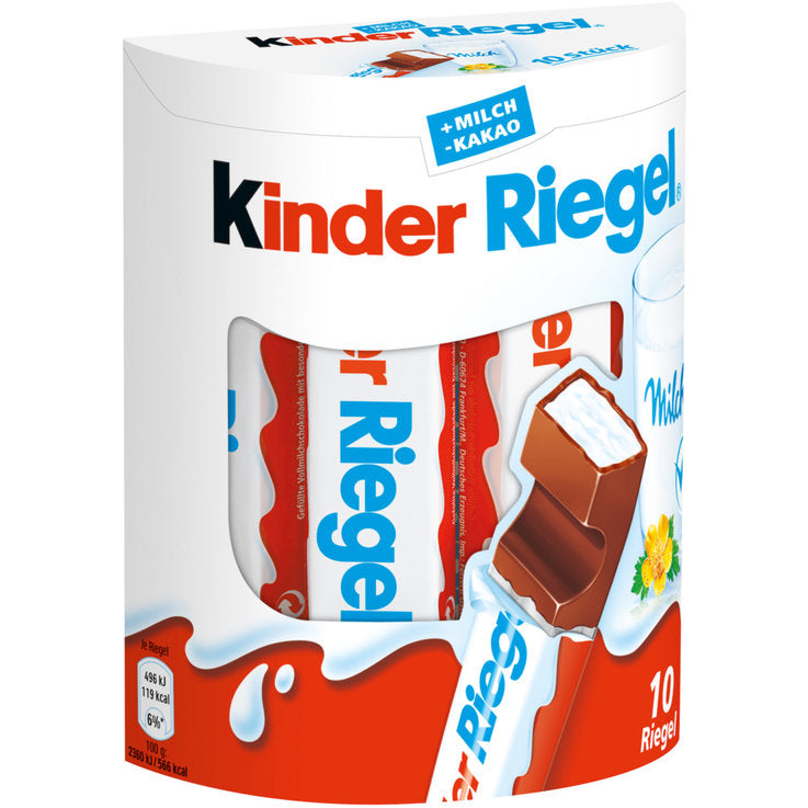 Kinder Schokolade Riegel, 10 x 21g