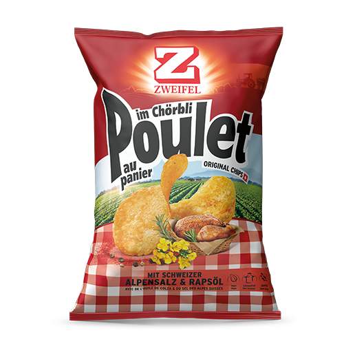 Zweifel Champion Chips Poulet en Chorbli, 175 g