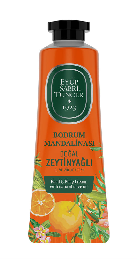 Eyüp Sabri Tuncer Bodrum Mandarin Natürliches Olivenöl Hand & Körpercreme, 50ml