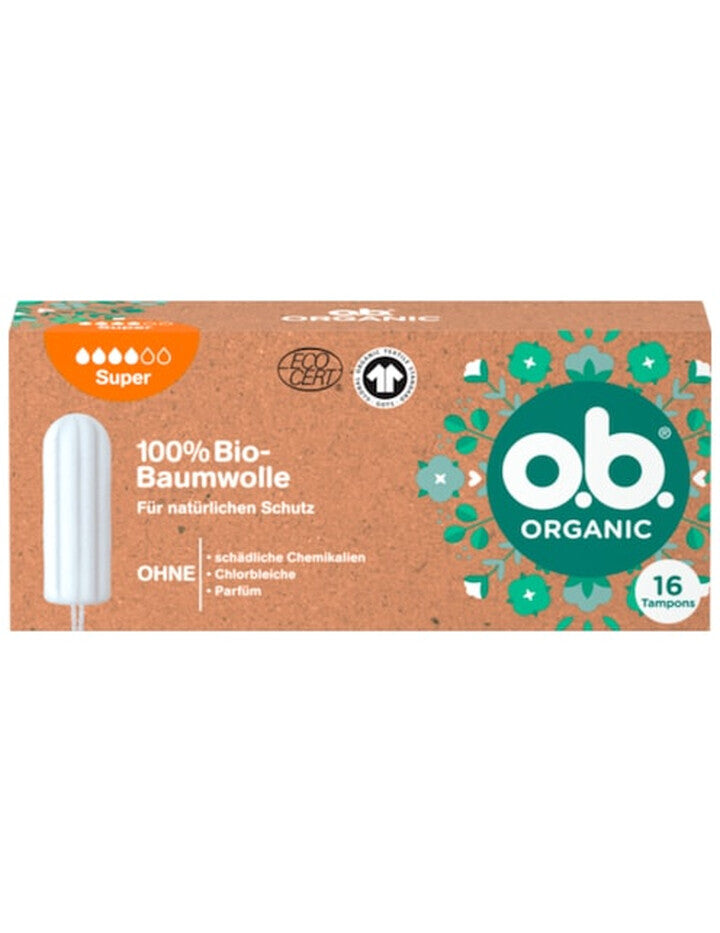 O.B Tampons Organic Super, 16Stk