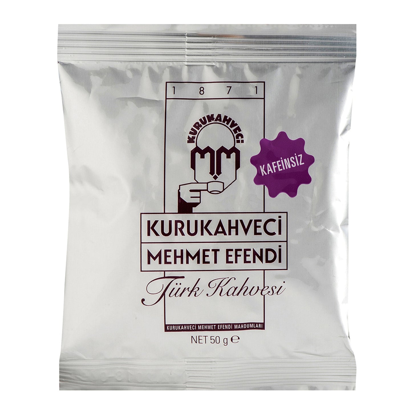 Decaffeinated Turkish Coffee Kuru Kahveci Mehmet Efendi 50 gr